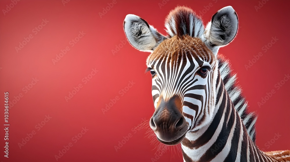 Striking and captivating full body studio portrait of a zebra against a black and white background with the animal s unique stripes emphasized through the use of bold Striking and captivating full body studio portrait of a zebra against a black and white background with the animal s unique stripes emphasized through the use of bold