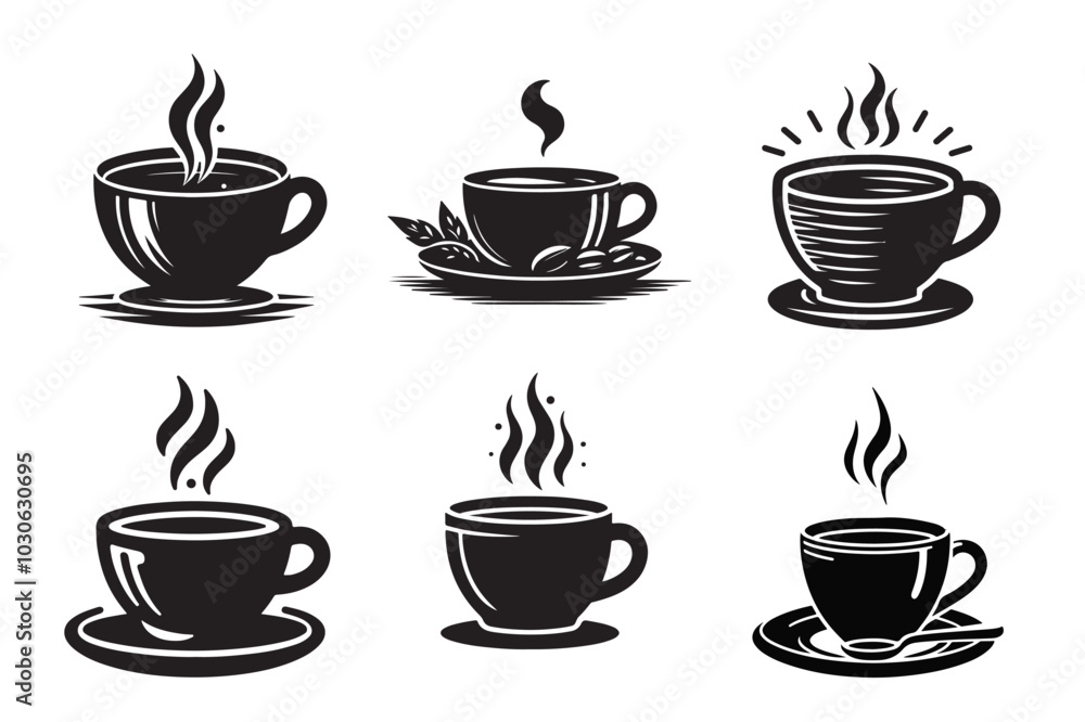 set of coffee cups set of coffee cups