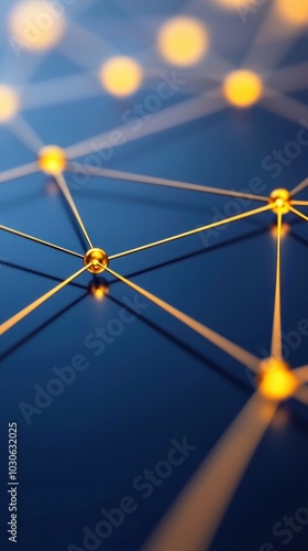 A cutting-edge, top-down view of a virtual network secured by advanced AI defenses against data breaches