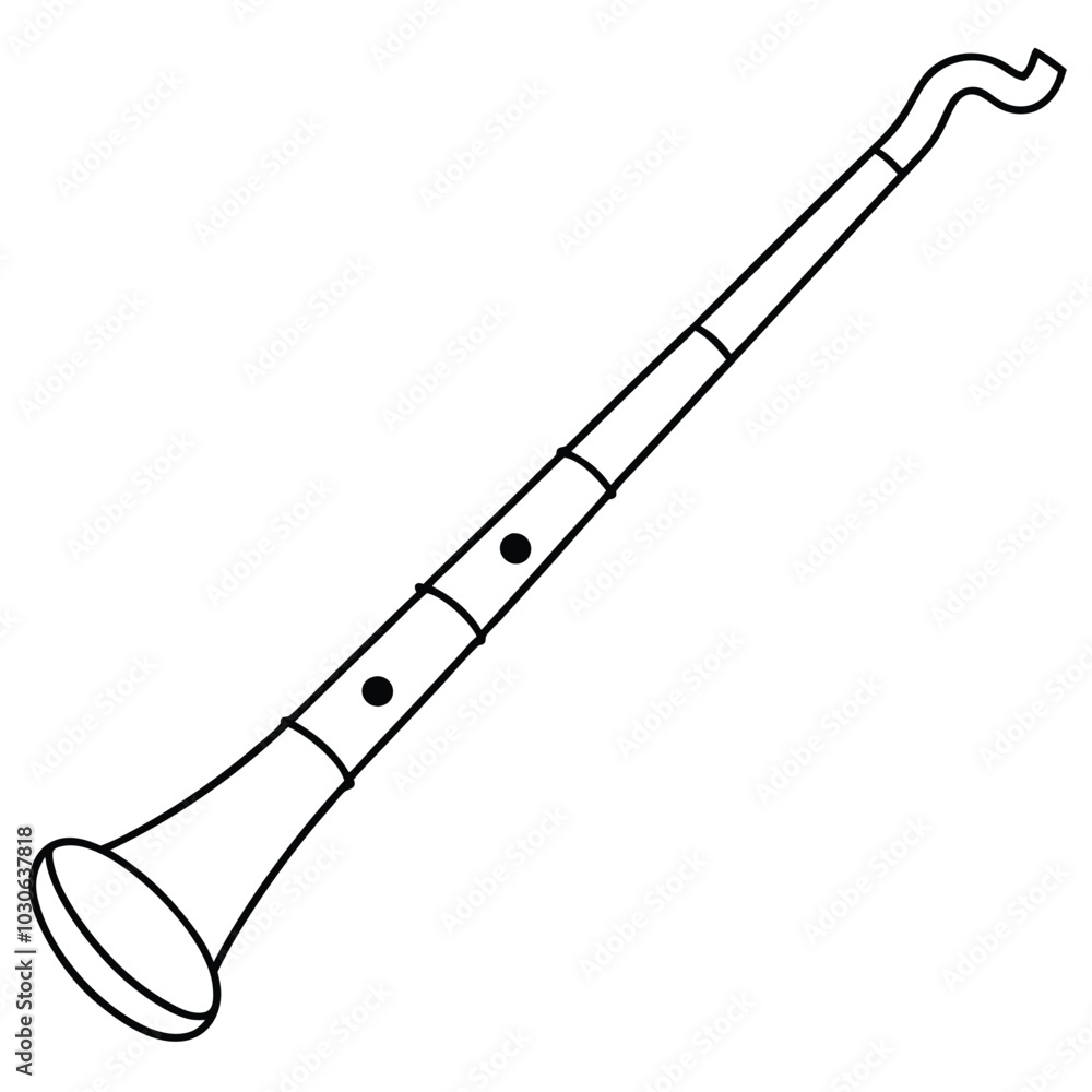 Didgeridoo Vector Illustration Didgeridoo Vector Illustration