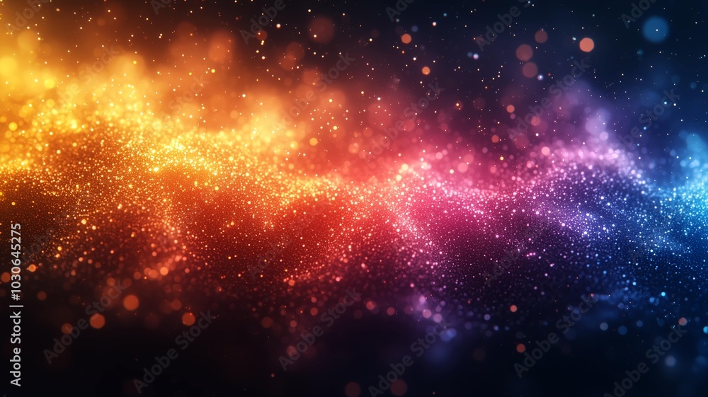 Naklejka premium 抽象的でキラキラと輝く背景画像