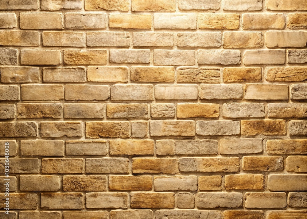 Warm beige faux brick wall background with subtle texture and slightly distressed edges, evoking a rustic, industrial chic ambiance in a modern setting. Warm beige faux brick wall background with subtle texture and slightly distressed edges, evoking a rustic, industrial chic ambiance in a modern setting.