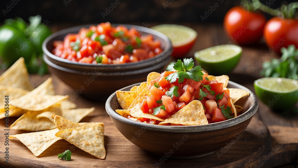Tortilla Chips with Salsa Tortilla Chips with Salsa