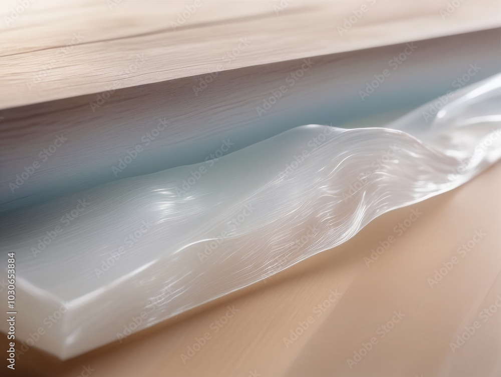 Obraz premium white plastic on the table