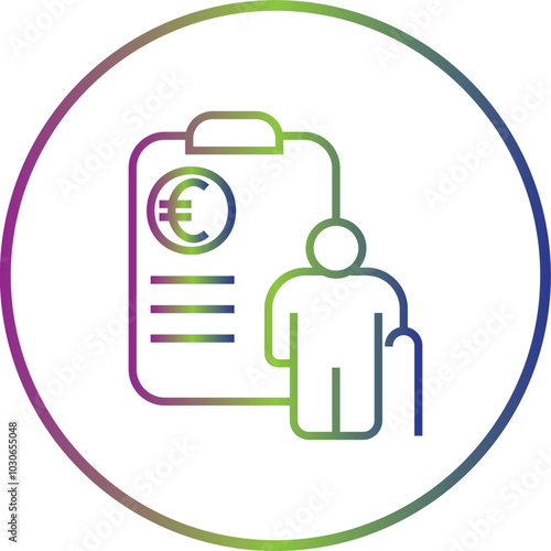 Retirement Fund icon Design