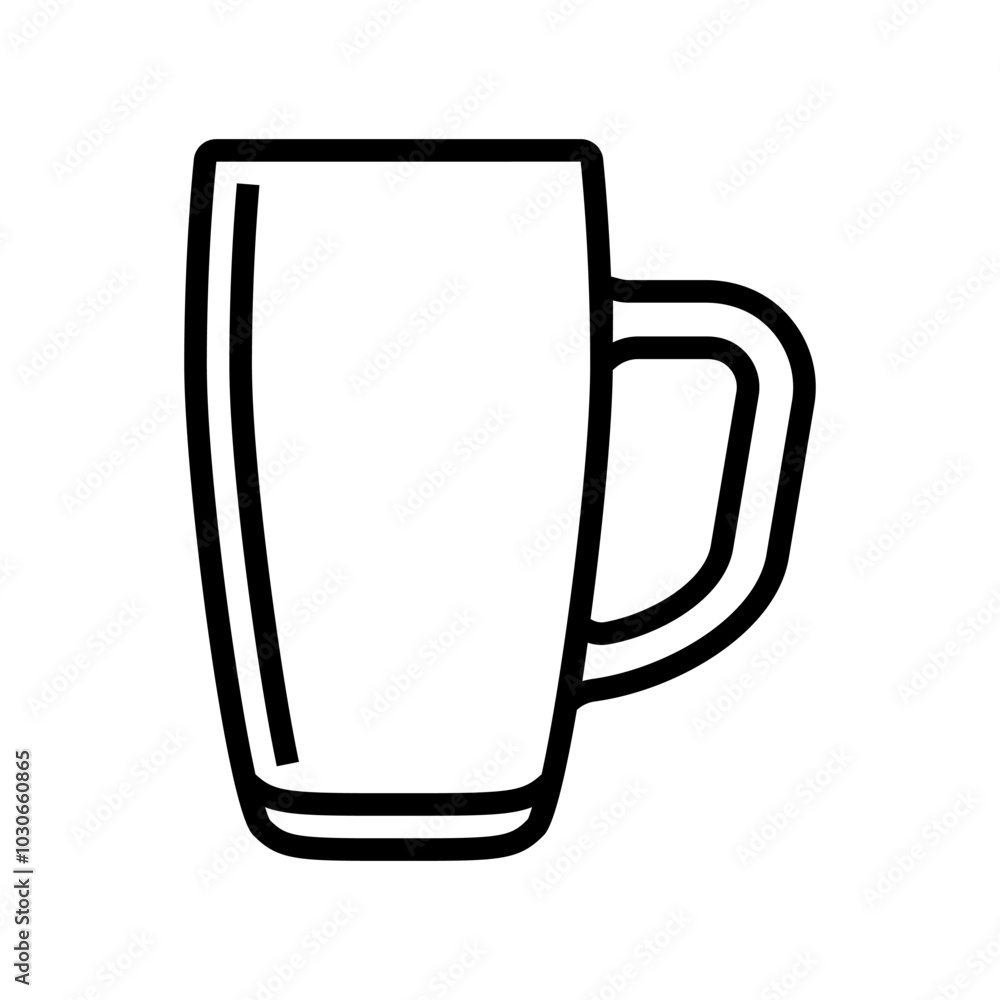 cup glass package line icon vector. cup glass package sign. isolated contour symbol black illustration cup glass package line icon vector. cup glass package sign. isolated contour symbol black illustration
