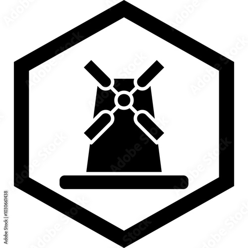 Windmill Icon Design