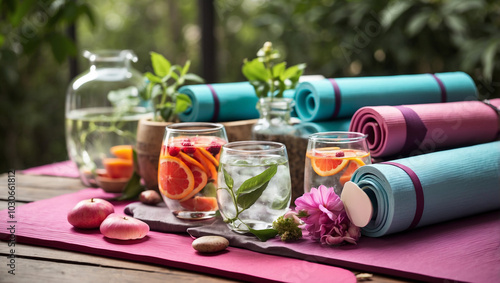 Wellness Retreat with Yoga Mats