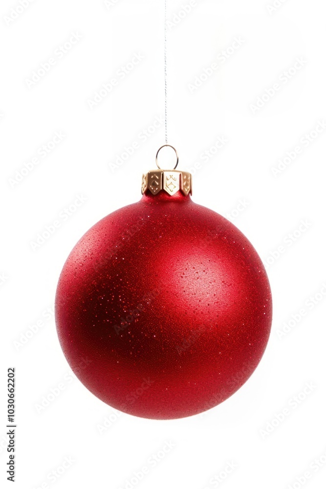 Christmas ball decoration red white background. Christmas ball decoration red white background.