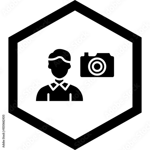 Cameraman Icon Design