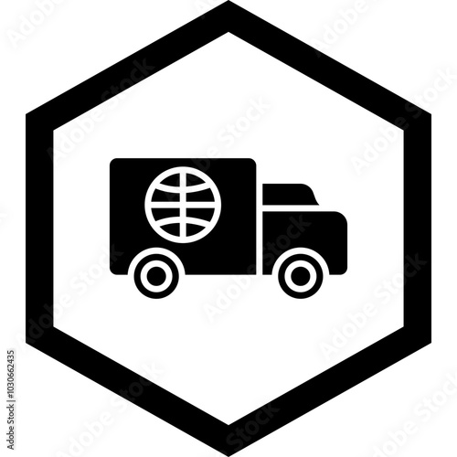 News Van Icon Design