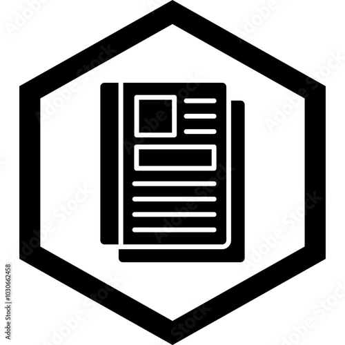 Magazine Icon Design
