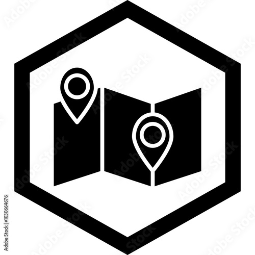 Nearby Destinations Icon Design