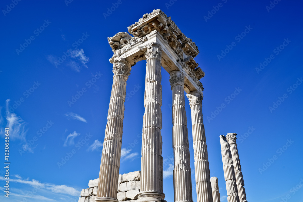 Ancient architecture in Bergama in Turkey Ancient architecture in Bergama in Turkey