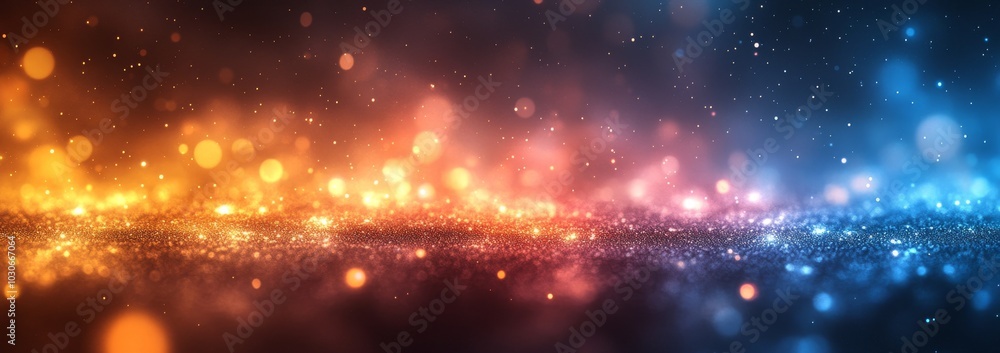 An abstract winter background with defocused circular reflections of blue and yellow lights. A blurry Christmas and New Year light. An abstract winter background with defocused circular reflections of blue and yellow lights. A blurry Christmas and New Year light.
