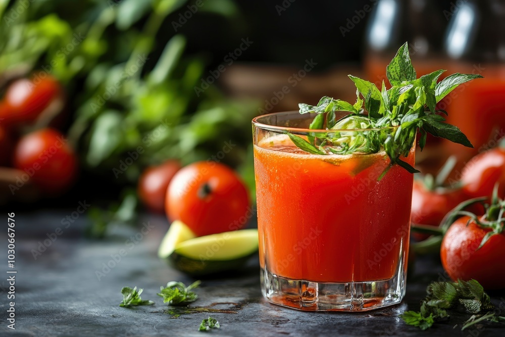 fresh juice with vegetables background - generative ai fresh juice with vegetables background - generative ai