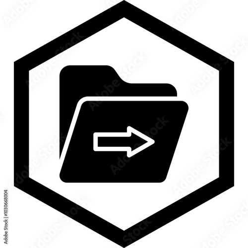 Folder Move Icon Design