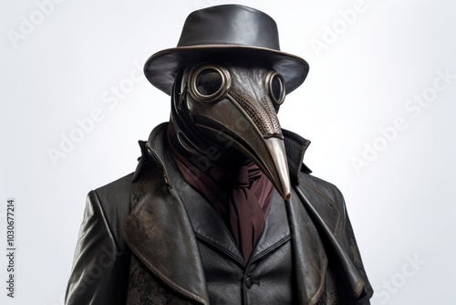 Plague doctor jacket coat protection.