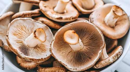 Heartwarming Food Photography Showcasing Delectable Homemade Mushroom Dishes in a Cozy Kitchen