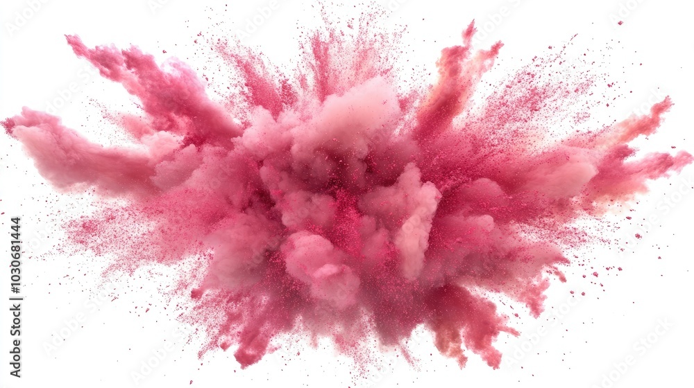 Pink explosion image