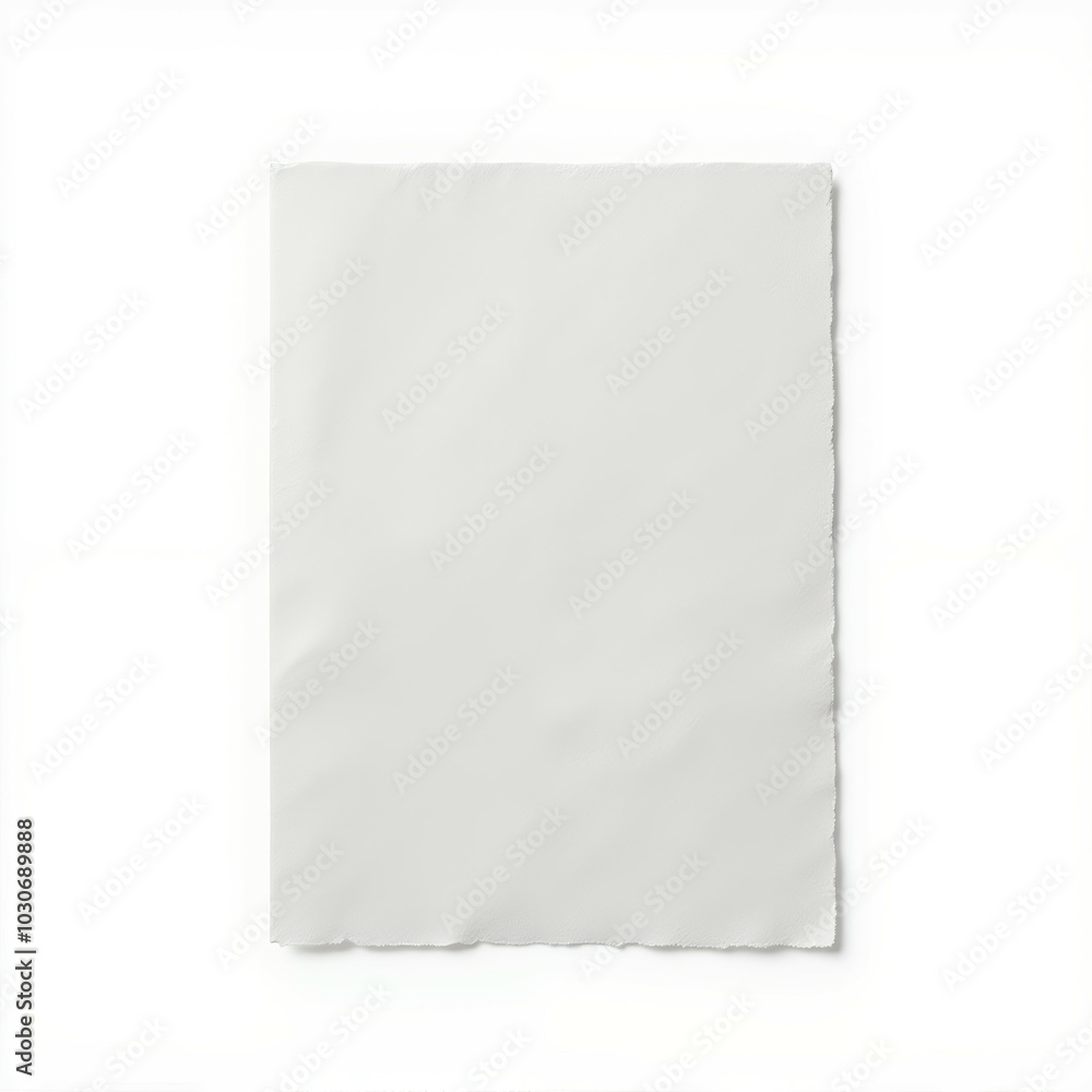 Blank textured paper on white background Blank textured paper on white background