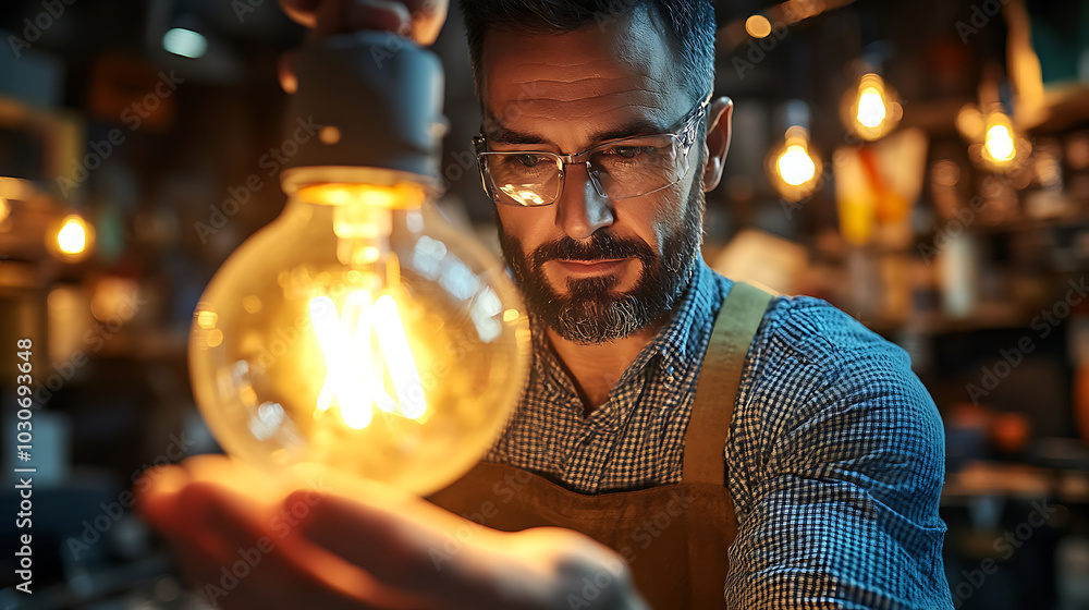 A close-up of an electrician's hands skillfully wiring a light fixture, showcasing precision and attention to detail, with tools scattered on a workbench A close-up of an electrician's hands skillfully wiring a light fixture, showcasing precision and attention to detail, with tools scattered on a workbench