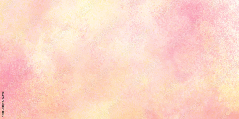 Vector fantasy light red, pink and yellow shades watercolor background. Hand drawn vector texture. Pastel color watercolor banner. Aquarelle paint paper textured stain canvas element for text design. Vector fantasy light red, pink and yellow shades watercolor background. Hand drawn vector texture. Pastel color watercolor banner. Aquarelle paint paper textured stain canvas element for text design.