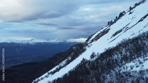 ski resort in the mountains