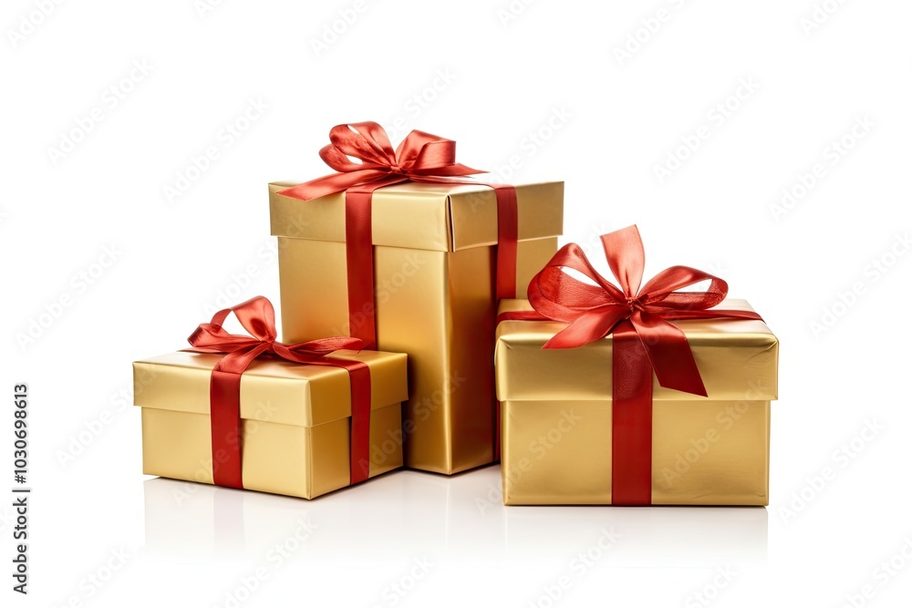 Gift box ribbon gold. Gift box ribbon gold.