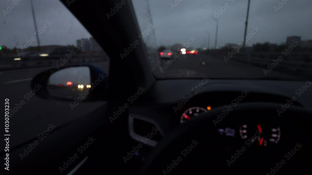 traffic on highway at night traffic on highway at night