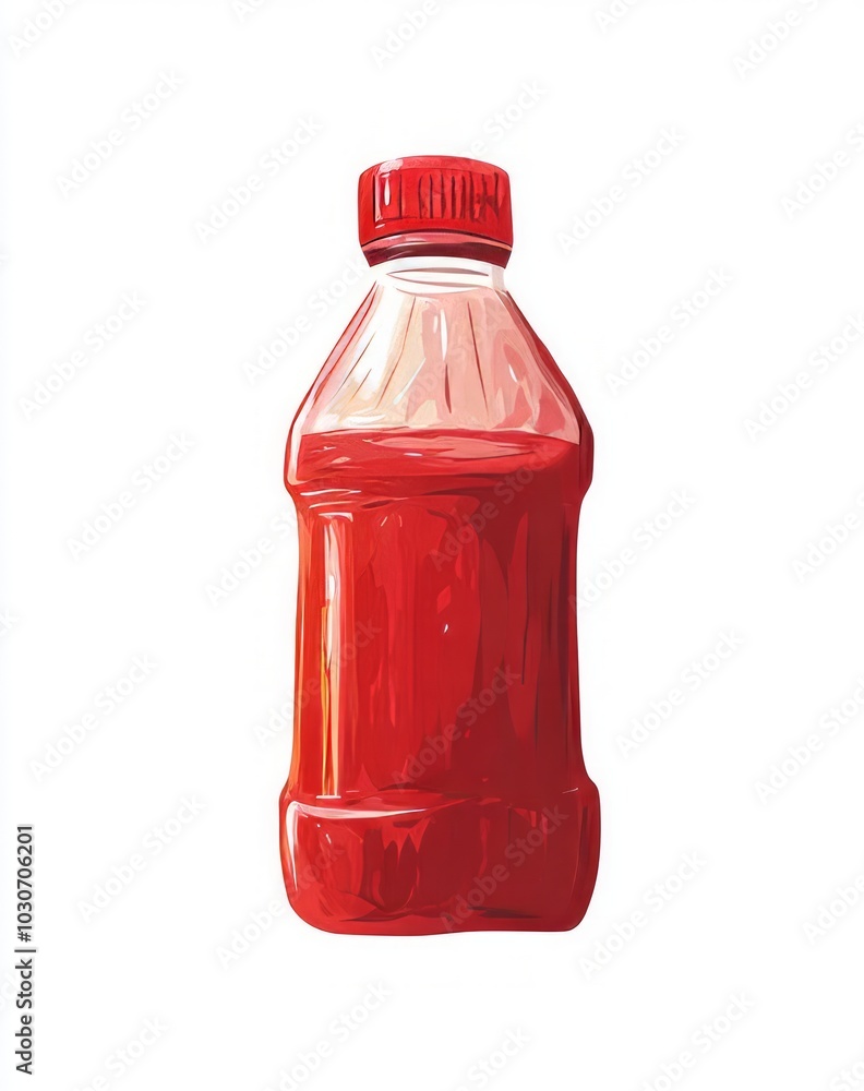 Ketchup bottle vector illustration Ketchup bottle vector illustration