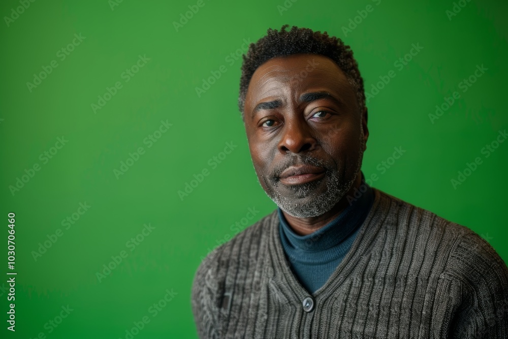 App preview afro-american man in his 40s in front of a interactive digital board with a fully green screen App preview afro-american man in his 40s in front of a interactive digital board with a fully green screen