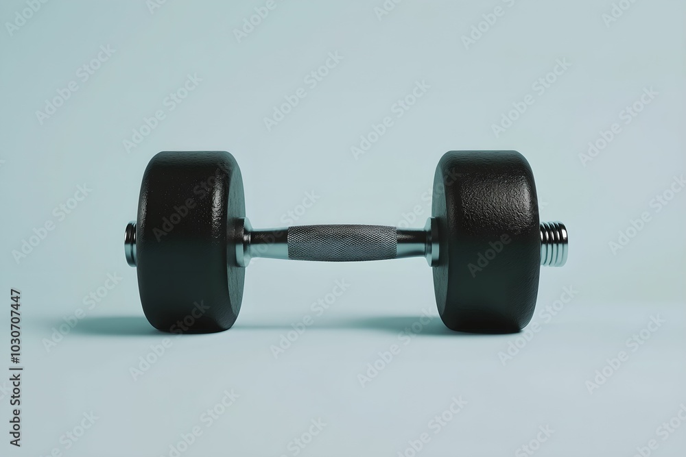 Isolated Dumbbell Weights on Plain Background, fitness, gym, exercise, health Isolated Dumbbell Weights on Plain Background, fitness, gym, exercise, health