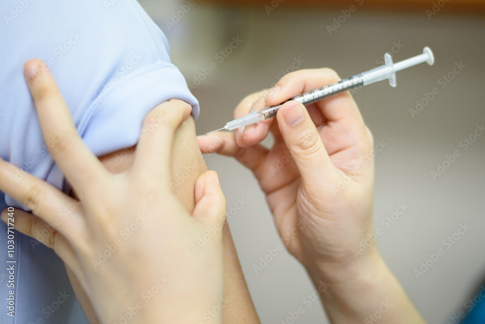 nurse give injection to patient nurse give injection to patient