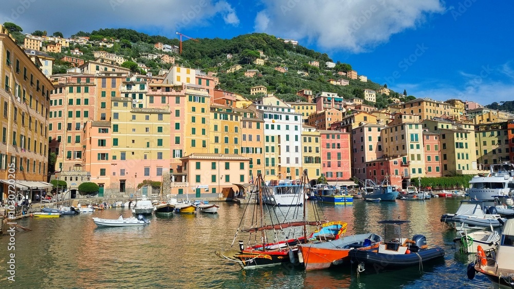 Camogli - Italy - Houses in the harbor Camogli - Italy - Houses in the harbor
