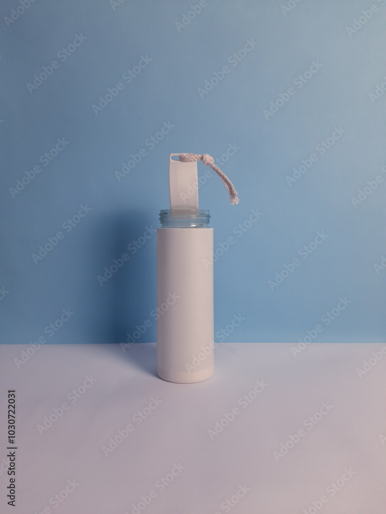 Tumbler or Reusable water bottle. Aesthetic concept Tumbler or Reusable water bottle. Aesthetic concept