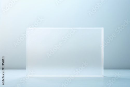 Wallpaper Mural White frosted glass background transparent simplicity rectangle. Torontodigital.ca