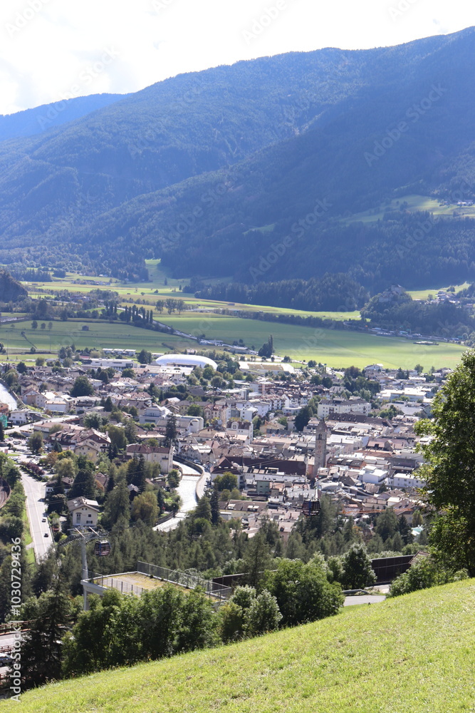 Fototapeta premium Blick auf Sterzing im Südtirol.