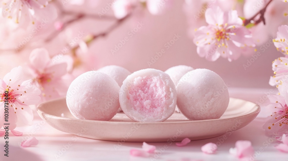 Levitation of Cherry Blossom Mochi Treats Levitation of Cherry Blossom Mochi Treats