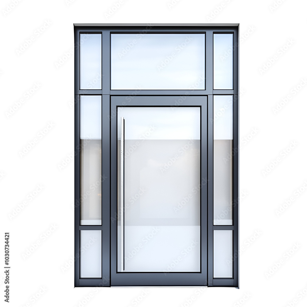 Modern Black Frame Glass Door Entrance Modern Black Frame Glass Door Entrance
