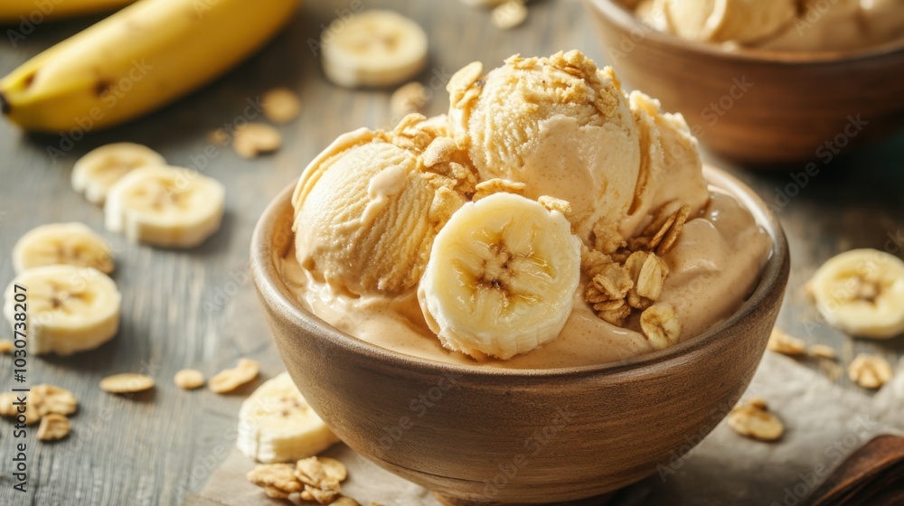Creamy Peanut Butter Banana Ice Cream Delight Creamy Peanut Butter Banana Ice Cream Delight