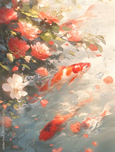 japanese koi fish
