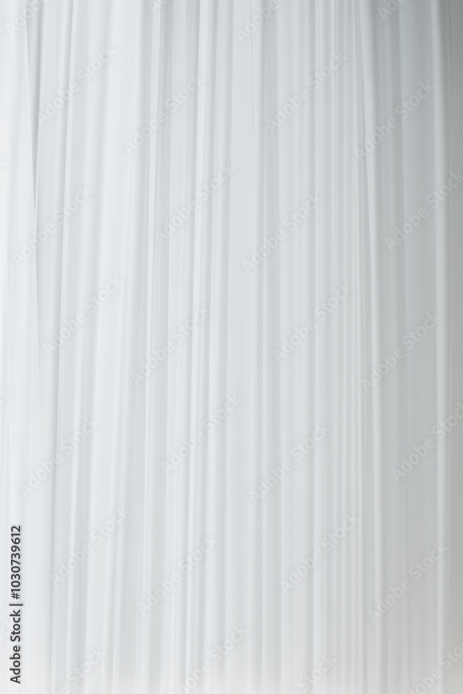white curtain that dropped down as a straight line. Background for inserting text, empty spaces white curtain that dropped down as a straight line. Background for inserting text, empty spaces
