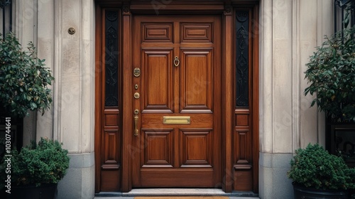 Elegant Wooden Doorway