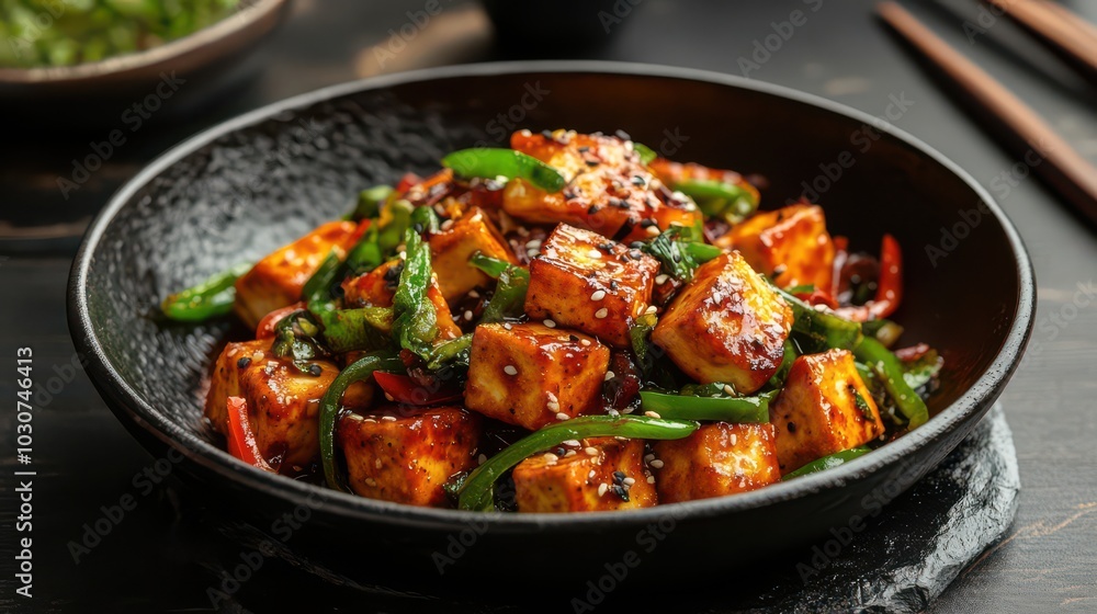 Spicy Tofu Stir-Fry with Vegetables Spicy Tofu Stir-Fry with Vegetables