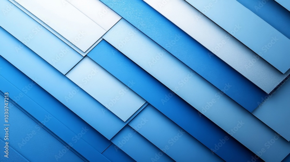 Obraz premium Abstract Blue Layers Background