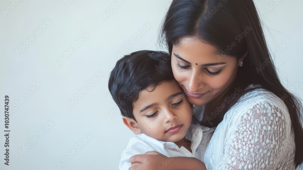 Embracing Moments of Love Between Mother and Child Embracing Moments of Love Between Mother and Child