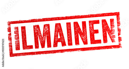 Ilmainen - is Finnish and it means Free in English, it is used to describe something that is available without cost, text concept stamp