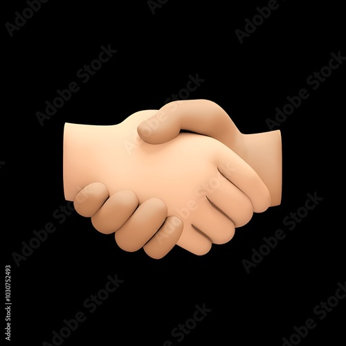 Handshake Emoji Illustration 