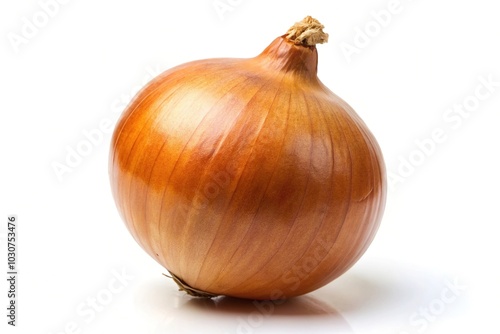 Wallpaper Mural Fresh brown onion isolated on white background Torontodigital.ca